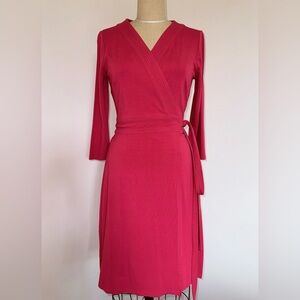 NWOT - Ann Taylor wrap dress! Size 8 gorgeous Coral color!!